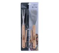 Kit d'Ustensiles pour Barbecue 3 Pièces