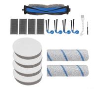 Kit d'utilisation à long terme pour ECOVACS pour Deebot X11 pour Cyclone X11 Pro Brosse principale de rechange Brosses à rouleaux Filtres Brosses latérales Outils