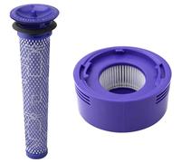 Kit Dyson V7, V8 Animal et Absolute - Pré-filtre et Post-filtre HEPA de Rechange pour Aspirateur Sans Fil (DY-96566101 et DY-96747801)