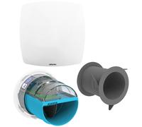 Kit e-Twist&Go pour Hygrogenius avec 1 Piquage 80 Salle de Bain + 1 Bouche Line - ATLANTIC - 526290