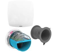 Kit e-Twist&Go pour Hygrogenius avec 1 Piquage 80 Salle d'eau + 1 Bouche Line - ATLANTIC - 526291