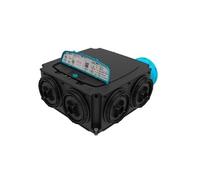 Kit e-Twist&Go pour Hygrogenius avec 1 piquage 80 SdB avec WC + 1 bouche LINE