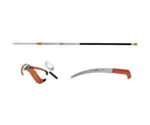 Kit echenilloir compatible avec Bahco P34-37 avec scie 340-6T et perche télescopique 3,5 mètres