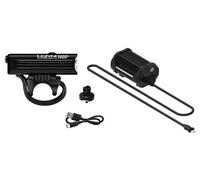 Kit eclairage avant lezyne macro drive 1400 front batterie infinite light power pack support gopro compatible mount