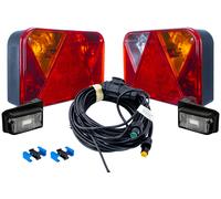 Kit éclairage : feux arrière DOBPLAST + feux de position LED DOBPLAST + faisceau