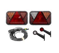 Kit éclairage : feux arrière LED FRISTOM + feux de gabarit latéraux LED HORPOL + faisceau MANTES 7 m 7 broches