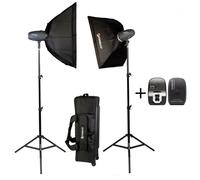 Kit éclairage studio photo STARBLITZ - 2 flashs de 400W