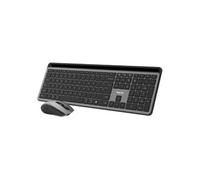 NGS Technology Kit Clavier et Souris Eclipse – Silencieux Rechargeable Multi-mode (2.4GHz, BT1, BT2)