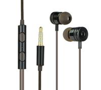 KIT Ecouteurs stéréo Pour Android Samsung, Xiaomi, Oppo, Sony Huawei box MI métal noir (Jack 3,5mm) pureté sonore optimale By RPS®