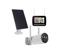 KYF Kit écran 7' enregistreur 4MP Ultra HD – Caméra rechargeable + panneau solaire