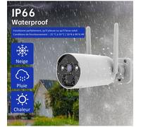 Kit écran 7' enregistreur 4MP ULTRA HD - KYF - Caméra rechargeable + Panneau solaire