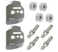Kit Écrou Hexagonal Barre Guide pour chaîne Métal pour MS660 MS650 MS460 MS441 MS440 046 044 Pièce Rechange pour robuste Installation pour facile(2 set)