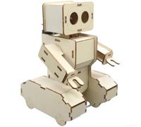 Kit éducatif de sciences vocales pour garçons et filles Activités STEM Robot en bois