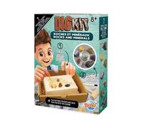 Kit éducatif - Dig Kit - Roches et minéraux - 7 véritables pierres - À partir de 8 ans - Mixte
