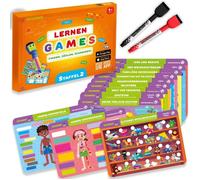 Kit éducatif - QUOKKA - Apprendre à Écrire et à Compter - Exercices interactifs - 3-6 ans - Multicolore