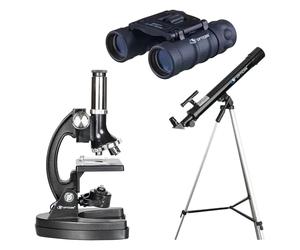 Kit éducatif ScienceMaster SE 2.0 - télescope + microscope + jumelles + accessoires Opticon