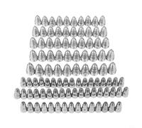 Kit électrode plasma et buse pour torche plasma, compatible avec les coupe-plasma CUT-70 à CUT-120, lot de 100 pièces avec électrodes en hafnium et Ch(1,7 mm)