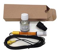 Kit électrode Redox (ORP) combiné avec double jonction, plage de mesure +/- 1000mV avec solution tampon pour l'étalonnage et le support d'électrode pour pipeline