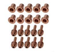 Kit électrodes et embouts de rechange : 10 WSP 20027 + 10 WSP 20028 pour coupe-plasma Miller 375 utilisant ICE 25C ICE 27C ou ICE 27T
