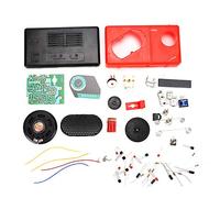 Kit électronique Bricolage Radio AM, Suite d'apprentissage pour la Pratique du soudage avec boîtier Radio et Port Audio 5 mm, kit de Bricolage Audio 535-1605KHz, alimenté par Batterie 3V (Non Inclus)