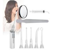 Kit Électronique D'élimination Des Calculs D'amygdales avec 3 Modes D'aspiration Élimine Efficacement les Calculs D'amygdales Et Atténue la Mauvaise Haleine(008)