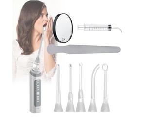 Kit Électronique D'élimination Des Calculs D'amygdales avec 3 Modes D'aspiration Élimine Efficacement les Calculs D'amygdales Et Atténue la Mauvaise Haleine(009)
