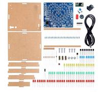 Kit électronique DIY avec circuit imprimé en forme de cœur et effet de flux LED dynamique activé par Music IC pour les amateurs