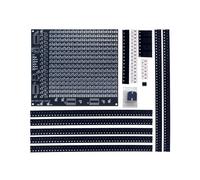 Kit Électronique DIY : Écran Publicitaire à Matrice de Points 256 LED, Diodes Électroluminescentes, Composants de Soudage CMS, Kit de Formation.