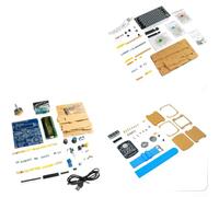 Kit Électronique DIY pour fréquence Musique pour spectre LED | pour affichage LED dynamique, réponse aux fréquences audio, pratique soudure, manuel détaillé inclus