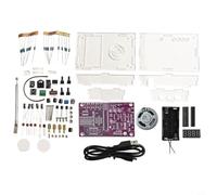 Kit Électronique USB pour sd Carte Mémoire Kit Électronique USB(with case) | Écran numérique, LEDs rythmiques, fonction FM automatique, mémoire canal, pour affichage pour fréquence et volume