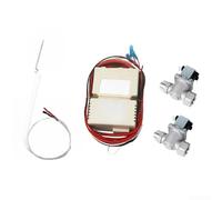 Kit Électrovanne pour gaz Commercial Sécurité Flamme Kit Électrovanne | Coupure automatique du pour gaz, sécurité cuisine pro, des fuites, protection flamme éteinte(F)