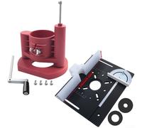 Kit élévateur de défonceuse, base élévatrice de 4ème génération, kit de table de défonceuse avec clôture en alliage d'aluminium, plage de levage réglable de 51 mm (E)
