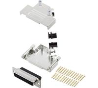 Kit embase SUB-D femelle femelle, droit 25 pôles encitech D45ZK25-DBCS-K 6355-0051-13 45 ° à sertir 1 pc(s)