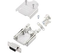 Kit embase SUB-D femelle Nombre de pôles: 15 encitech MHDM-09-HDS15-K 6355-0059-11 180 ° fût à souder 1 set