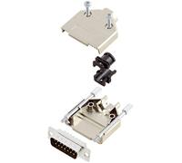 Kit embase SUB-D mâle Amphenol L17DTPK-M-37+L717SDC37P 180 ° Nombre de pôles: 37 fût à souder 1 pc(s)