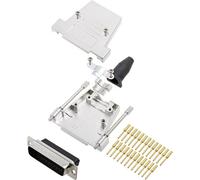 Kit embase SUB-D mâle mâle, droit 25 pôles encitech DTSL25-LJSRG-T-DBCP-K 6355-0069-03 180 ° à sertir 1 pc(s)