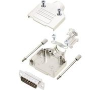 Kit embase SUB-D mâle Nombre de pôles: 15 encitech MHDM-15-DBP-K 6355-0005-02 180 ° fût à souder 1 set