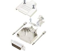 Kit embase SUB-D mâle Nombre de pôles: 15 encitech MHDM-15-DMP-K 6355-0006-02 180 ° fût à souder 1 set