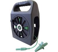 Kit embouts de sécurité [fiche 4 mm - prise 4 mm] 50.00 m vert Cliff CIH299450