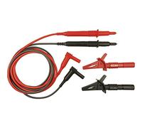 Kit embouts de sécurité [fiche 4 mm - sonde] 1.50 m rouge noir Cliff CIH29892