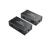 Kit émetteur-récepteur vidéo 1080p RJ45 avec câble Ethernet Cat6 (60 m), répartiteur 1 x, 2, 4 et 7(1TX-1RX-50M)