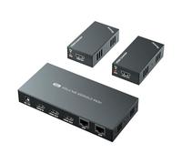 Kit émetteur-récepteur vidéo 1080p RJ45 avec câble Ethernet Cat6 (60 m), répartiteur 1 x, 2, 4 et 7(1TX-2RX-60M)