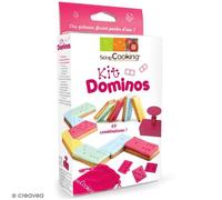 Kit emporte pièce - ScrapCooking - Kit Dominos - Multicolore - Pour enfants à partir de 4 ans - Mixte