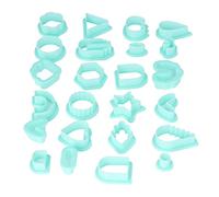 Kit Emporte-pièces Argile Polymère 24 Pièces, Moules Bijoux Résine pour Boucles d’Oreilles et Pendentifs, Outils DIY Scrapbooking et Loisirs Créatifs