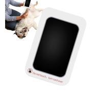 Kit Empreinte Bébé Sans Encre - 8x12.8cm Empreintee Pattes Chiens Chats | Tampon Contact Propre Empreinte Mains Pieds Animaux | PVC Sécurisé Souvenir Pattes Nez