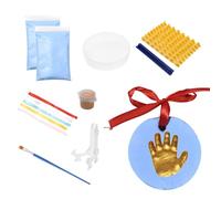 Kit empreinte de bébé, kit empreinte de main et de pied de bébé,Art de la mémoire de la pépinière - Bricolage sans encre empreinte de main et de pied artisanat d'art souvenir capture de