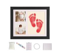 Kit Empreinte Patte Chien Argile Cadre photo moulage commémoratif en | Kit d'empreinte de patte en argile pour chien pour anniversaire fête mémoire condoléances deuil chat animal de