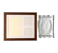 Kit Empreinte Patte De Chien Souvenir Cadre En Bois Avec Trace De Patte | Coffret Mémoire Kit Moulage En Argile Pour Chien Pour Maison Bureau Salon Chambre à Coucher Entrée Table Étagère Femmes