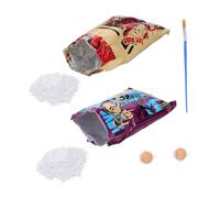 Kit Empreintes Mains Pieds pour Moulage Plâtre Souvenirs Parents | Poudre de Plâtre, Stylo et Poudre Dorée Inclus, pour Empreinte Main ou Pied de Bébé, Souvenir DIY, Ratio 0, 5 1