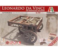 Kit En Plastique De Chariot Auto-Propulsé Leonardo Da Vinci Machines 10 Cm